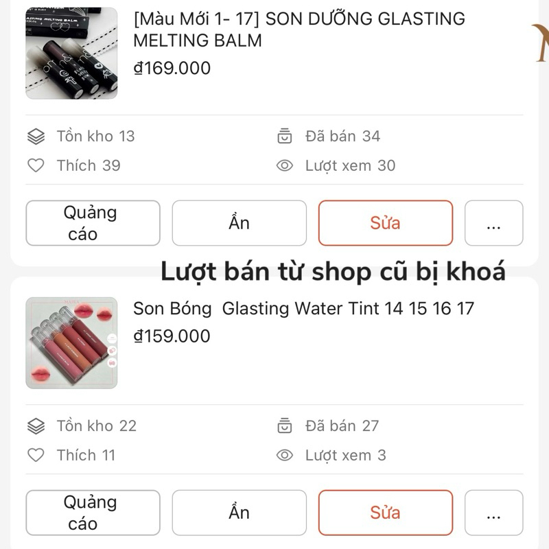 Son Bóng Romand Glasting Water Tint 14 15 16 17