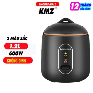 [BH 1 NĂM] Nồi Cơm Điện Mini Chống Dính KMZ/CHIGO C889, Nấu Hầm Súp Cháo Đa Năng, Dung Tích 1,2L