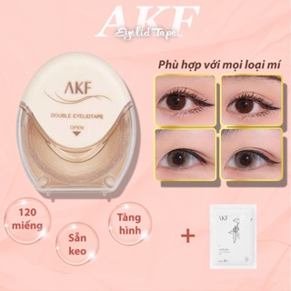 Dán mí AKF dán mắt 2 mí tàng hình tự nhiên, thoáng khí chống mồ hôi, bám dính, kích mí trong suốt