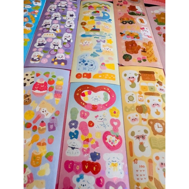 combo 200 tờ sticker dán top, sticker dễ thương