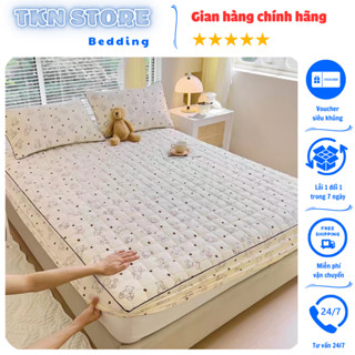 Bộ 3 món ga gối cotton đũi xơ đậu nành chất liệu đũi mềm mại thoáng mát giặt máy thỏa mái không nhăn