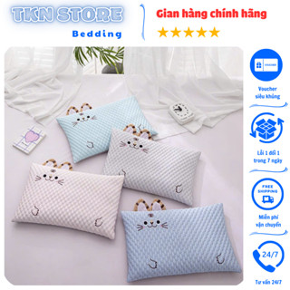  Gối ngủ trẻ em băng lạnh hoạ tiết con mèo dễ thương Gối điều hoà cho bé có tác dụng thoáng mát thấm hút mồ hôi an toàn 