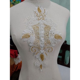Ren thêu hoa/ ren hoa kết cườm ngọc (24 MẪU)