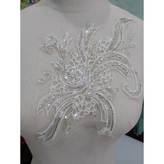 Ren thêu hoa/ ren hoa kết cườm ngọc (24 MẪU)