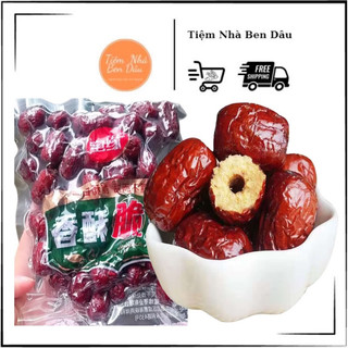  Táo đỏ Tân Cương sấy thăng hoa giòn tan không hạt thượng hạng túi 252gr 