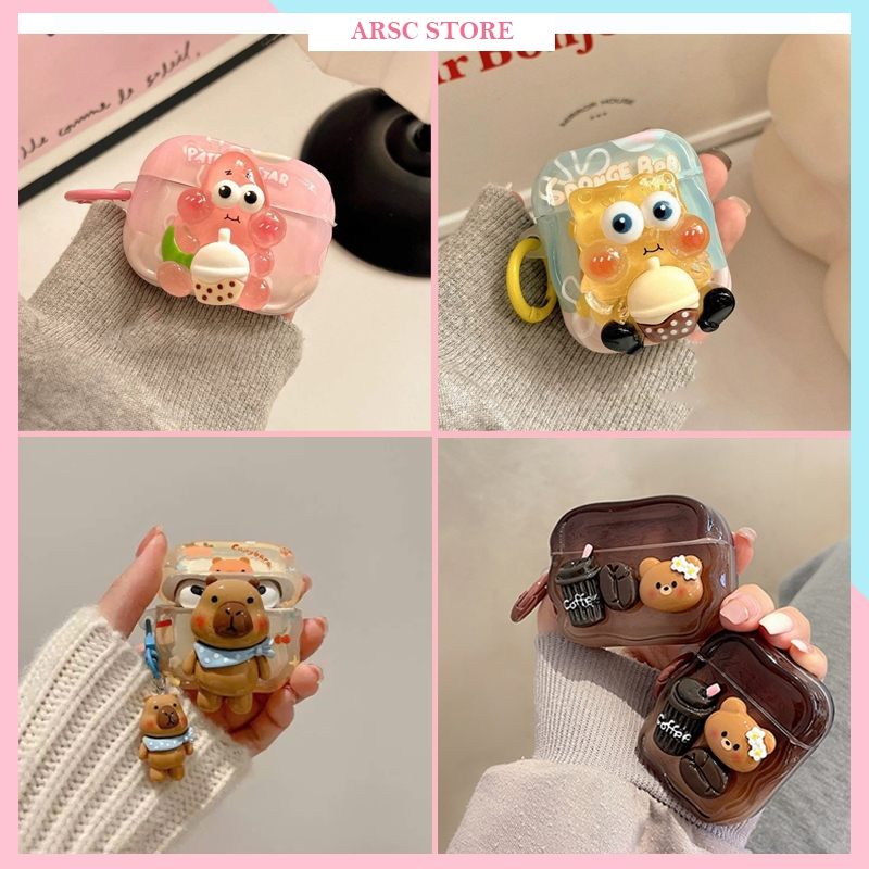  Vỏ đựng ốp Case AIRPOD 1 2 3 4 Pro Pro 2 Pro3 Bảo Vệ tai nghe không dây bluetooth Airpods Hot Trend 