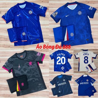 Bộ Quần Áo Bóng Đá CLB Chelsea 2025 - Chuẩn Mẫu Thi Đấu - Vải Polyester Gai Thái Cao Cấp