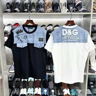  Áo Phông Nam Nữ Đôn Chề Phối Bò Rách Nhẹ - Phong Cách Chất Cotton Mềm Mại Hottrend Hè 2025 