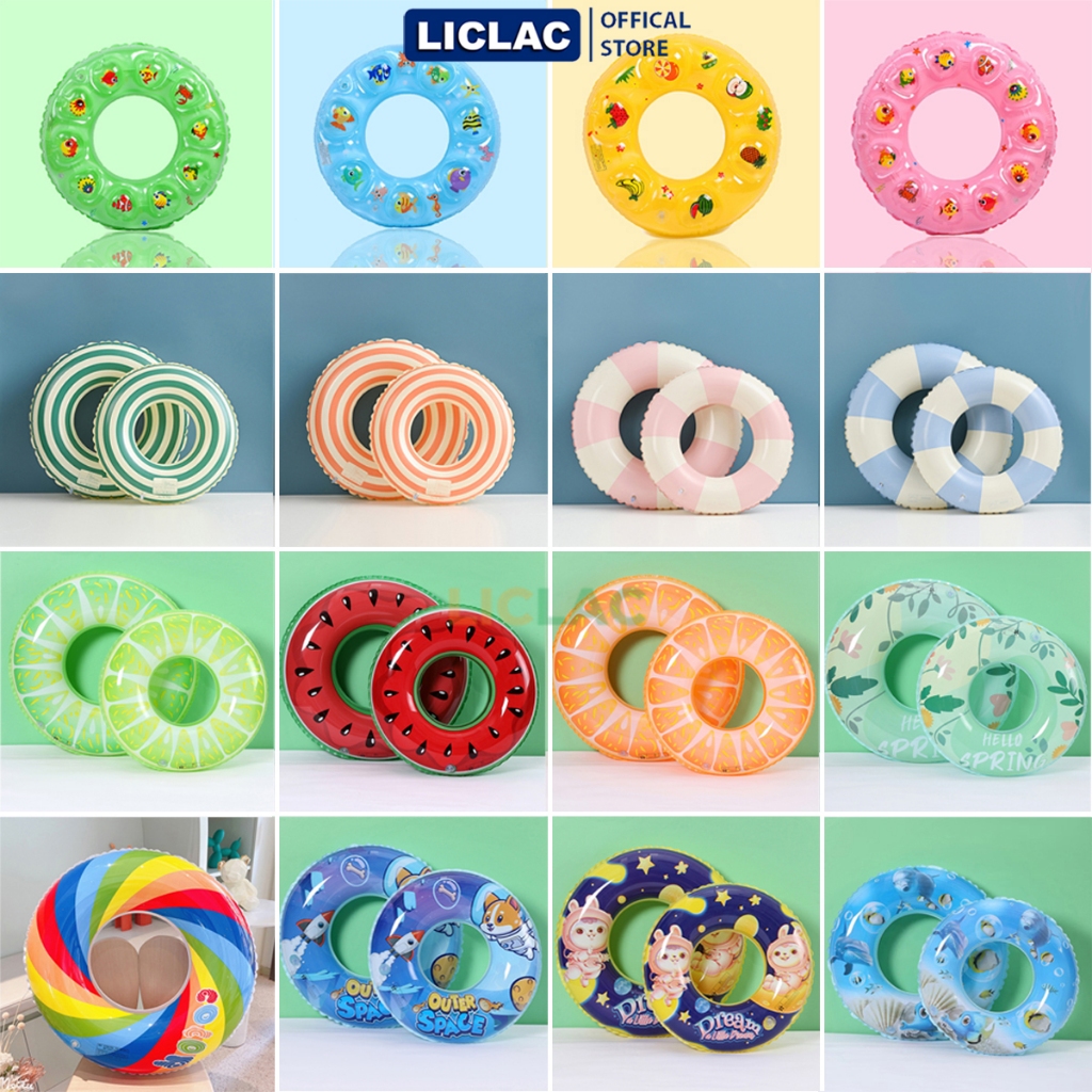 Tổng hợp Phao Bơi Hình Tròn Đủ Size cho người lớn và trẻ em - Phao đi biển chơi hồ bơi Nhiều Mẫu