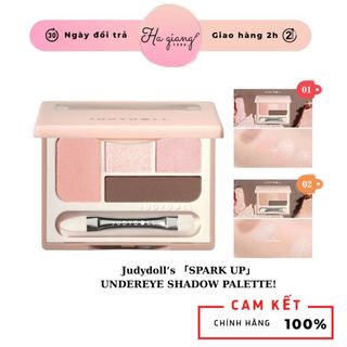  Bảng mắt Judydoll 4 ô kèm bắt sáng UNDEREYE 「SPARK UP」Douyin Under-Eye Hacks Perfected 