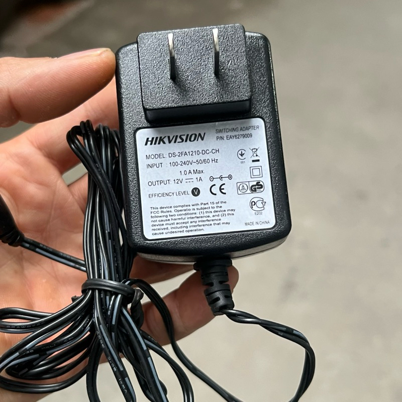 Bộ nguồn cho mắt camera Hikvison 12V