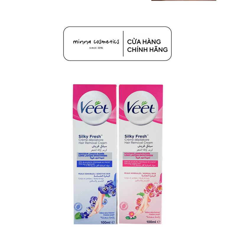 KEM TẨY LÔNG VEET FRESH AND SILKY