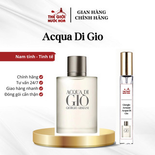  Nước hoa Nam Giorgio Armani Acqua di Gio  Giò Trắng  10ml - new 