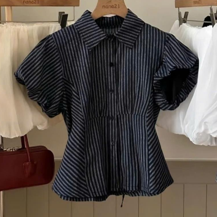 Áo tay bồng, áo kiểu nữ Hàn Quốc A337