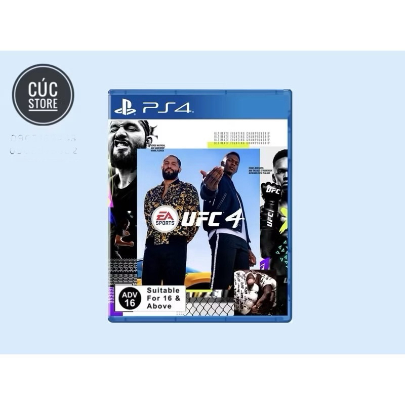 Đĩa chơi game PS4: UFC 4