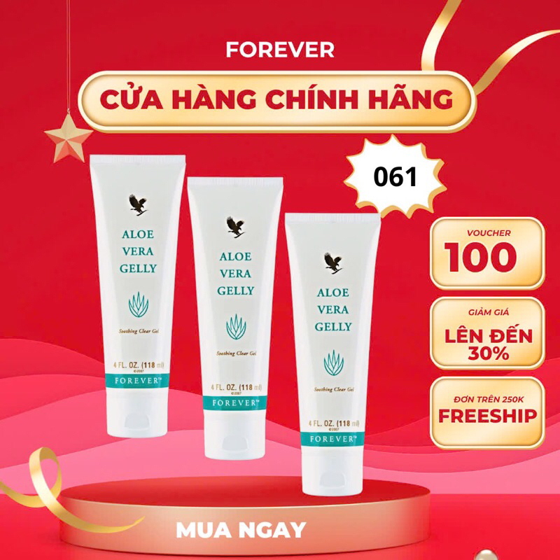 Gel Lô Hội Dưỡng Da Aloe Vera Gelly #061FLP – Làm Dịu Da Nhạy Cảm, Giảm Kích Ứng, Phục Hồi Da Hư Tổn