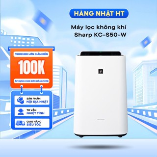 Máy lọc không khí Sharp KC-S50 - W Bù ẩm ( MỚI 100% )
