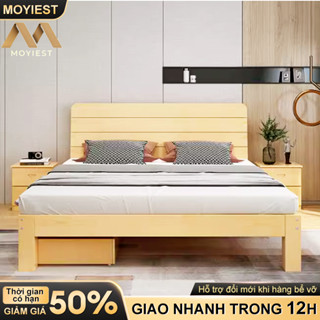 MY Giường Ngủ Gỗ Thông Cao Cấp  Tự Nhiên Bền đẹp Nhiều Kích Thước Giường ngủ gỗ Phong Cách Hiện Đại