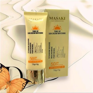 Kem chống nắng nâng tone phổ rộng MASAKI Hàn Quốc 70g