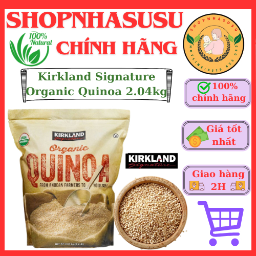 Hạt diêm mạch Kirkland Signature Organic Quinoa 2.04kg