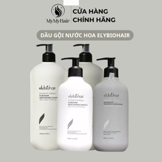 Dầu Gội Xả Collagen ELYBIOHAIR 500ML 1000ML Giảm Rụng Tóc Nhanh Mọc Tóc Phục Hồi Tóc Khô Xơ Hư Tổn