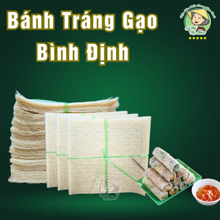  1Kg Bánh Tráng Nhúng Bình Định Loại 1 - Cô Hà Xứ Nẫu - Bánh Tráng Gạo Bình Định  Bánh Tráng Vuông  
