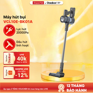 Máy hút bụi không dây lực hút li tâm GAABOR VCL10E-BK01A dòng DEEP SEA cao cấp, pin Lithium tháo rời