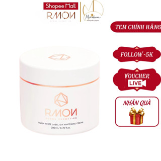 Kem Dưỡng Trắng Da Body Rmon White Label Dia Whitening Cream Giúp Ủ Trắng và Make-Up Da Body 200ml