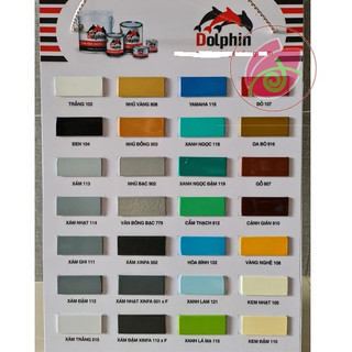 Sơn sắt mạ kẽm 1 thành phần Dolphin 400G