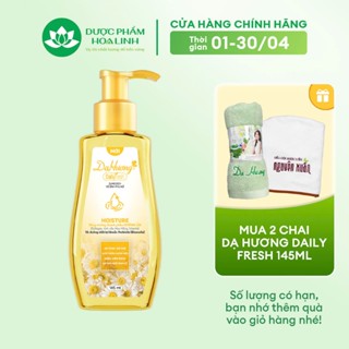 {MỚI} Dung dịch vệ sinh Dạ Hương Daily Fresh Moisture - Tăng cường thành phần DƯỠNG ẨM 145ml