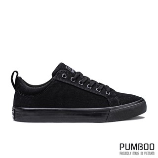Giày PP Classic Màu Full Đen Cổ Thấp Nam