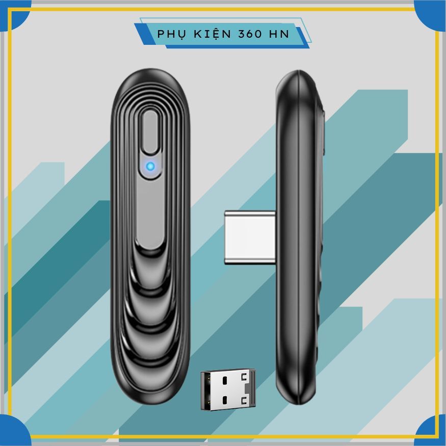 Thiết Bị Phát Tín Hiệu Bluetooth Không Dây Đầu Type-C USB Cho Nintendo Switch & Lite, PS4, PC, Điện Thoại