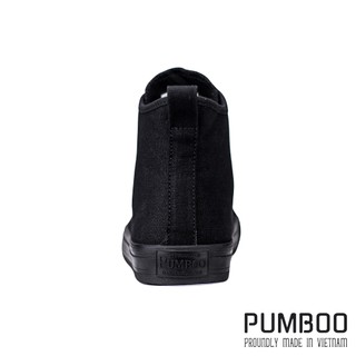 Giày PP Sneaker Màu Full Đen Cổ Cao Nam