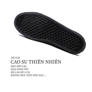 Giày PP Sneaker Màu Full Đen Cổ Cao Nam