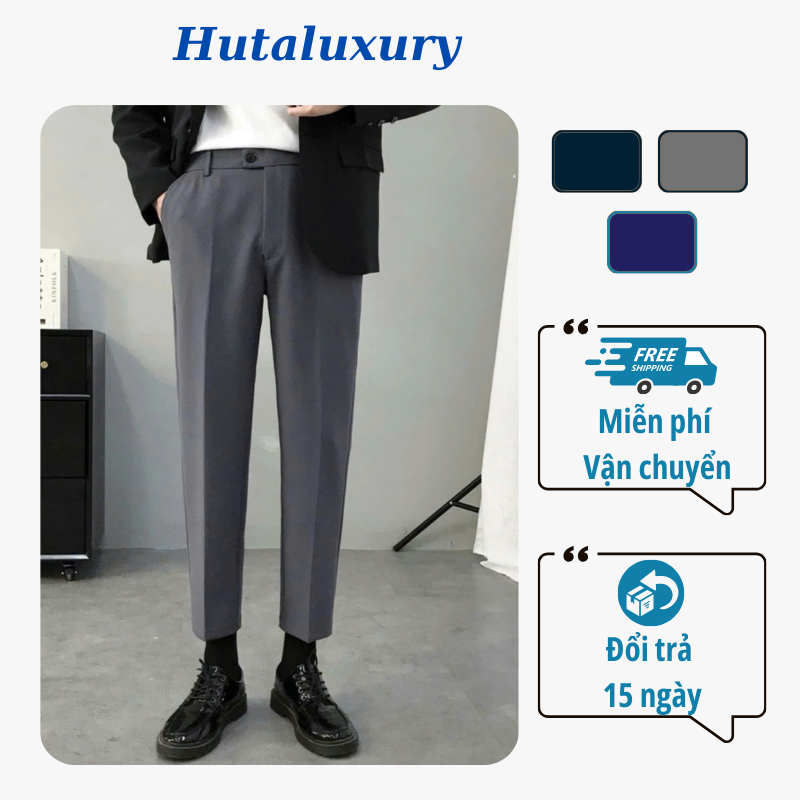 Quần Âu Nam Vải Trượt Vinteck Menswear Pants