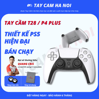   BH 6T  Tay cầm chơi game P4 PLUS   T28 Joystick chuẩn 360 form PS5 hiện đại chơi game mượt mà 
