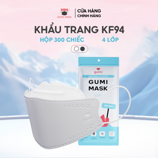 [300 CHIẾC] Khẩu Trang KF94 4 Lớp Gumi Mask Kháng Khuẩn dày dặn lọc bụi mịn