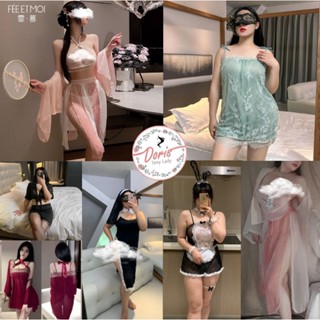 [Che tên] Tổng hợp các mẫu đồ ngủ, cosplay big size bigsize hầu gái, nàng mèo, thư kí, y tá, nữ sinh