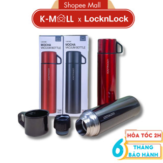 Bình Giữ Nhiệt LocknLock Mocha Vacuum Bottle LHC1438 Dung Tích 750ml, 2 Màu, Nắp có thể làm cốc - K-MALL