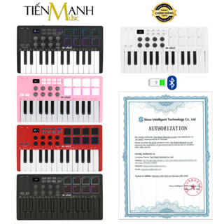   Chính Hãng BH 1 Năm  Midi Keyboard Controller M-Vave SMK25 MK1 - 25 Phím Bàn Phím Sáng Tác Mvave SMK-25 MKI 