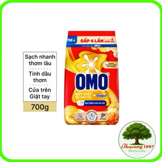 Bột giặt OMO comfor 350G/700G hương nước hoa  không chất tẩy an toàn da tay