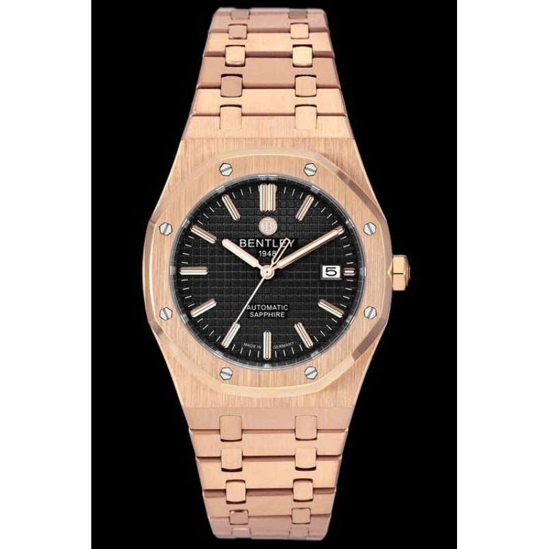 [Chính Hãng 100%] Đồng Hồ Nam Bentley BL2416 -151 (2416) Máy Cơ (Automatic) Kính Sapphiare Siz 41 Vi