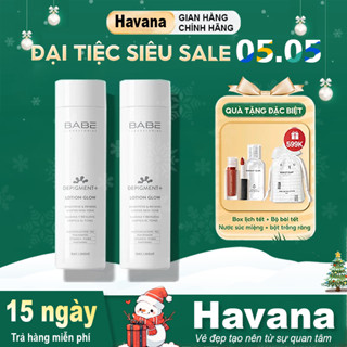 Lotion Babé Depigment Lotion Glow sáng da, giảm thâm và đốm nâu 150ml