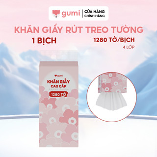 Bịch Khăn Giấy Gumi treo tường tiện lợi, an toàn Giấy ăn Gumi