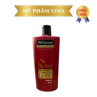 Dầu gội TreSemme Keratin Smooth vào nếp suôn mượt 700g - MỸ