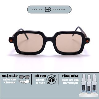 Gọng kính KUBORAUM P2 mắt kính thời trang hot trend dáng vuông chống tia UV cao cấp DARIUS DKBP2