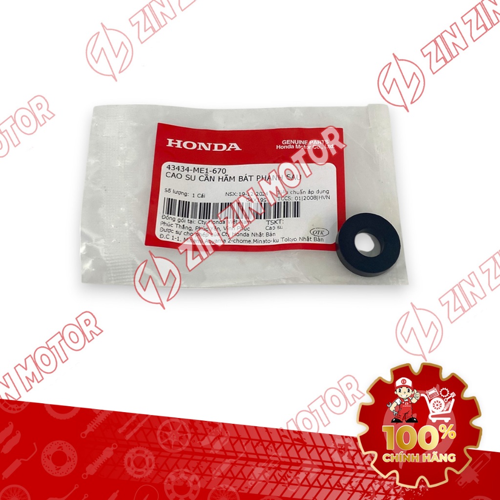 Cao Su Cần Hãm Bát Phanh Sau Wave RSX 2019 2020 2021 2022 2023 43434-ME1-670 Chính Hãng - ZZM