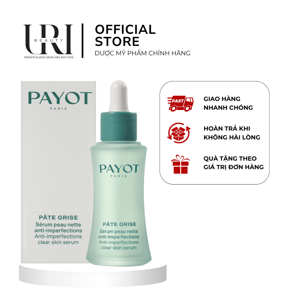 [Chính Hãng] PAYOT Pâte Grise Anti-Imperfections Serum – Tinh Chất Hỗ Trợ Da Dầu Mụn 30ml