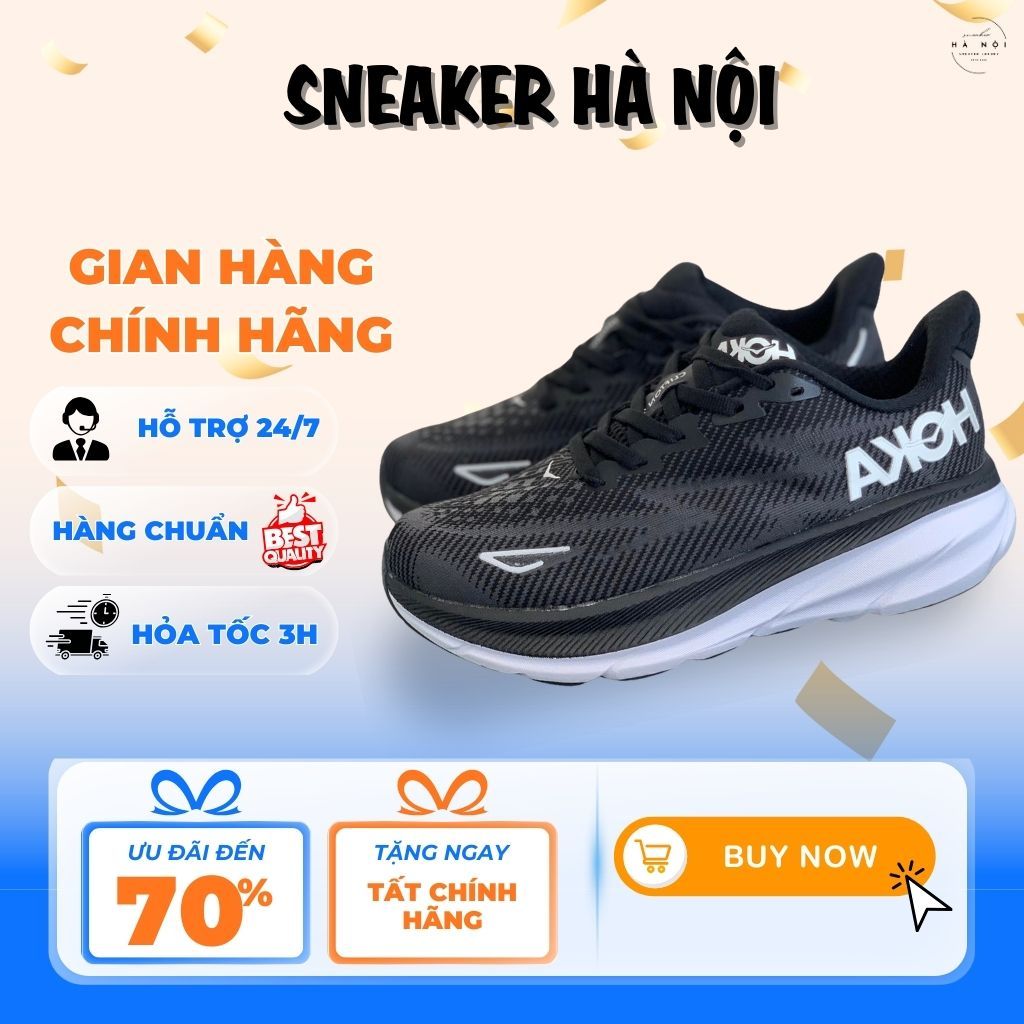 Giày Hoka One Clifton 9, Giày Chạy Bộ Hoka One Clifton Nam Nữ Đa Dạng Màu Sắc
