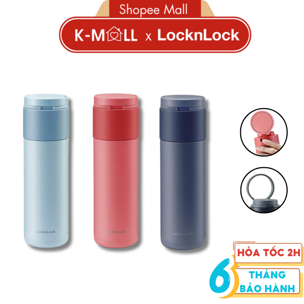 Bình giữ nhiệt LocknLock Hidden Moon LHC3275 dung tích 490ml, 3 màu, có quai xách - K-MALL | BigBuy360 - bigbuy360.vn